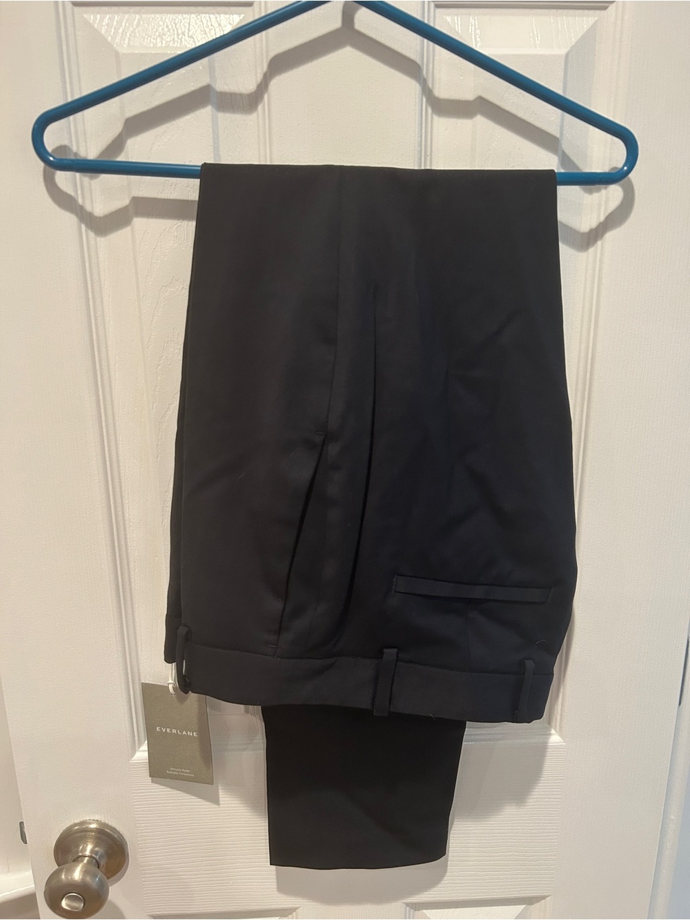 Everlane Men’s Dark Navy Blue Dress Trousers